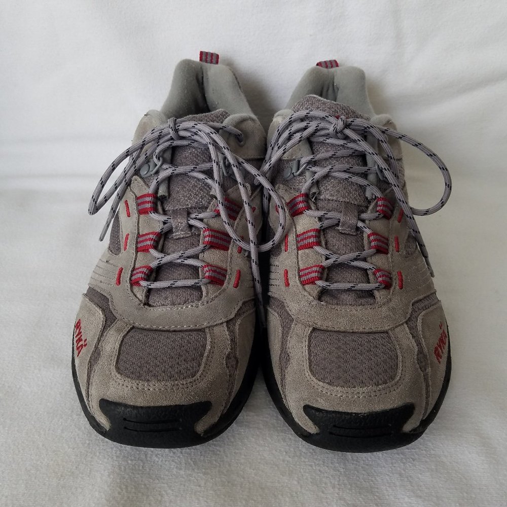 Ryka Women's Size 9.5M Athletic Walking Shoes Gray Maroon K24037W-S Lace Up - Picture 3 of 9